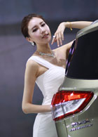 2013重庆国际车展 优雅气质型模