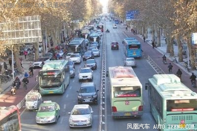 郑州文化路通车人车分离 农业路以北设公交专用道