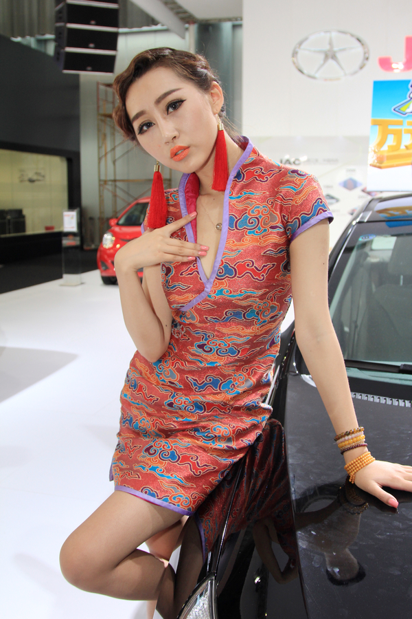 中国风美女车模